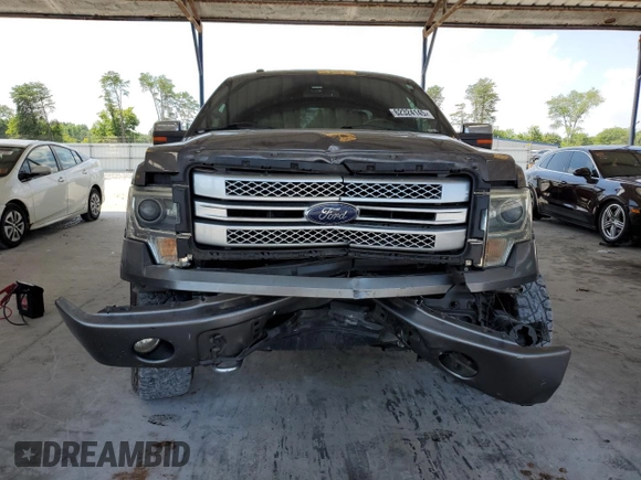 2014 Ford F-150 XL with VIN 1FTFW1EF1EFC83847, listed as a Copart auction lot 62324145 with 211,763 mi miles and Salvage title. Bid and sale history available at DreamBid. Image 5.