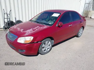 2008 Kia Spectra EX with VIN KNAFE121385509258, listed as a IAAI auction lot 41775275 with 174,102 mi miles. Bid and sale history available at carsss.com. Image 17.