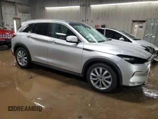 2019 Infiniti QX50 Essential with VIN 3PCAJ5M37KF128971, listed as a Copart auction lot 49388565 with 74,931 mi miles and Salvage Title. Bid and sale history available at DreamBid. Image 4.
