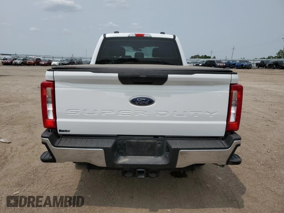 2024 Ford F-250 XL with VIN 1FT7W2BA4REF18353, listed as a Copart auction lot 59164945 with 15,155 mi miles and Salvage title. Bid and sale history available at DreamBid. Image 6.