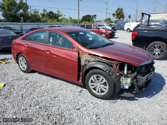 2012 Hyundai Sonata GLS PZEV with VIN 5NPEB4AC5CH464313, listed as a Copart auction lot 52917255 with 113,268 mi miles and Salvage Title. Bid and sale history available at carsss.com. Image 4.