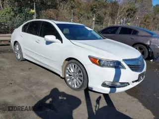 2014 Acura RLX Advance Pkg with VIN JH4KC1F94EC001457, listed as a IAAI auction lot 41642199 with 208,443 mi miles. Bid and sale history available at carsss.com. Image 1.