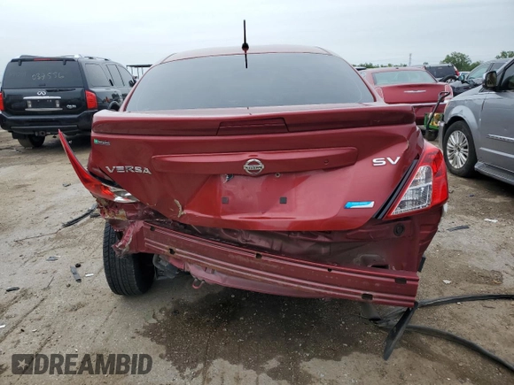 2016 Nissan Versa SV with VIN 3N1CN7AP3GL885930, listed as a Copart auction lot 46919535 with 166,539 mi miles and Non Repairable. Bid and sale history available at DreamBid. Image 6.