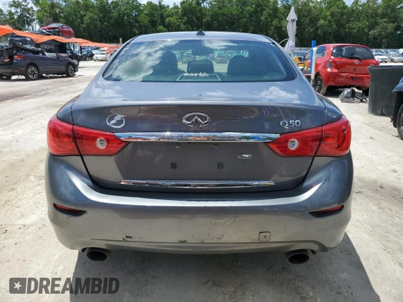 2014 Infiniti Q50 Premium z VIN JN1BV7AP4EM678784, wystawiony jako Copart lot #56641775 z przebiegiem 225 507 mil mil oraz Czysty tytuł • Clean title. Historia ofert i sprzedaży dostępna na DreamBid. Obrazek 6.