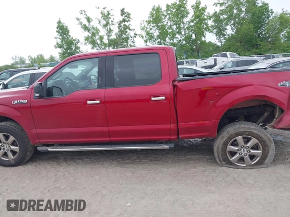 2018 Ford F-150 XL with VIN 1FTFW1E56JFE42735, listed as a IAAI auction lot 42382728 with 97,339 mi miles and . Bid and sale history available at DreamBid. Image 14.