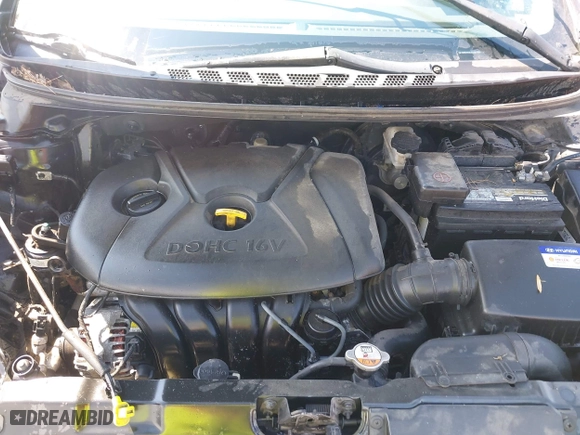 2012 Hyundai Elantra GLS with VIN KMHDH4AE3CU367530, listed as a IAAI auction lot 41897212 with 94,606 mi miles. Bid and sale history available at carsss.com. Image 10.