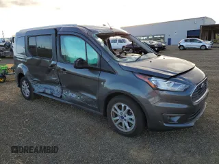 2022 Ford Transit Connect XLT with VIN NM0GE9F22N1544012, listed as a Copart auction lot 78942744 with 33,652 mi miles and Salvage title. Bid and sale history available at DreamBid. Image 4.