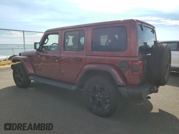2021 Jeep Wrangler Unlimited Sahara High Altitude z VIN 1C4HJXEN1MW822550, wystawiony jako Copart lot #79073794 z przebiegiem 42 258 mil mil oraz Szkoda całkowita • Salvage title. Historia ofert i sprzedaży dostępna na DreamBid. Obrazek 2.