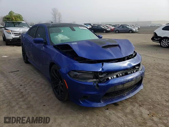 2021 Dodge Charger Scat Pack with VIN 2C3CDXGJ4MH570369, listed as a Copart auction lot 83519714 with 81,261 mi miles and Salvage Title. Bid and sale history available at DreamBid. Image 11.