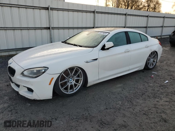 2013 BMW 6 Series 650i xDrive with VIN WBA6B4C57DD098510, listed as a Copart auction lot 85079634 with 98,421 mi miles and Clean Title. Bid and sale history available at carsss.com. Image 1.