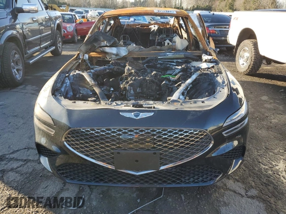 2023 Genesis G70 2.0T with VIN KMTG34TA1PU122548, listed as a Copart auction lot 81605733 with Not Provided miles and Non Repairable. Bid and sale history available at DreamBid. Image 5.