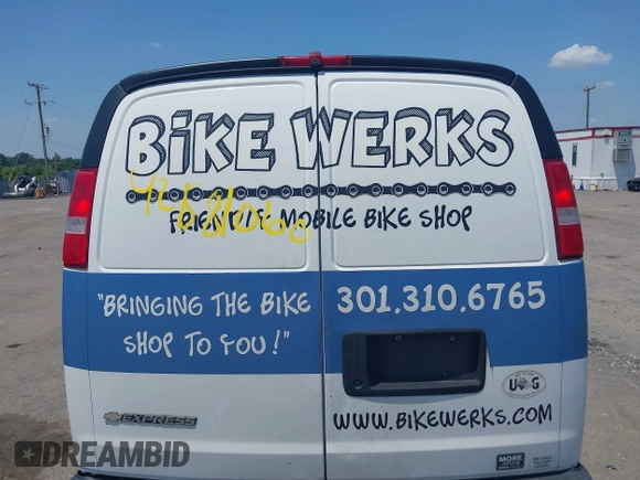 2017 Chevrolet Express Cargo with VIN 1GCWGAFF4H1337414, listed as a IAAI auction lot 42581060 with 196,182 mi miles and . Bid and sale history available at DreamBid. Image 16.