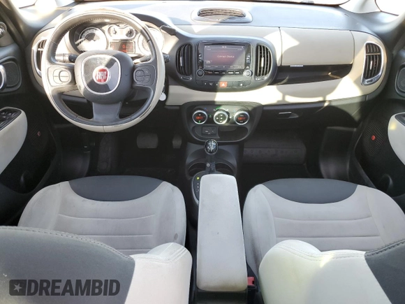 2014 FIAT 500L Easy with VIN ZFBCFABH7EZ011250, listed as a Copart auction lot 75269934 with 117,998 mi miles and Salvage Title. Bid and sale history available at carsss.com. Image 8.
