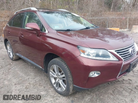 2015 Lexus RX 450h with VIN 2T2BC1BA0FC009674, listed as a IAAI auction lot 41847934 with 99,100 mi miles and . Bid and sale history available at DreamBid. Image 1.
