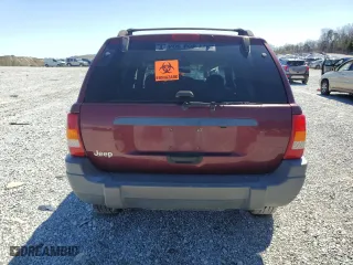 2001 Jeep Grand Cherokee Laredo with VIN 1J4GW48S21C659976, listed as a Copart auction lot 49417965 with 227,644 mi miles and Salvage Title. Bid and sale history available at carsss.com. Image 6.