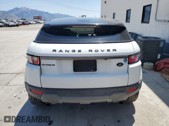 2013 Land Rover Range Rover Evoque Pure Plus with VIN SALVP1BGXDH808082, listed as a Copart auction lot 59418995 with 130,952 mi miles and Salvage title. Bid and sale history available at DreamBid. Image 6.