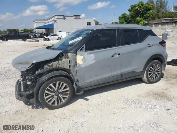2022 Nissan Kicks SV with VIN 3N1CP5CVXNL476489, listed as a Copart auction lot 48972775 with NaN miles and Salvage Title. Bid and sale history available at carsss.com. Image 1.