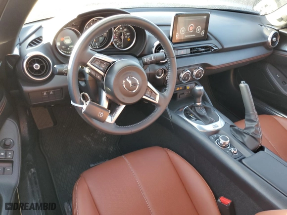 2023 Mazda MX-5 Miata RF Grand Touring with VIN JM1NDAM70P0559212, listed as a Copart auction lot 44571515 with 4,083 mi miles and Salvage Title. Bid and sale history available at carsss.com. Image 8.