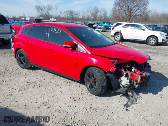 2013 Ford Focus SE with VIN 1FADP3K29DL158649, listed as a IAAI auction lot 42049823 with 172,662 mi miles. Bid and sale history available at carsss.com. Image 1.