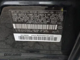 2014 Lexus IS 250 with VIN JTHBF1D25E5020780, listed as a IAAI auction lot 42420240 with 186,752 mi miles and . Bid and sale history available at DreamBid. Image 9.