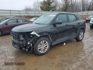 2021 Chevrolet TrailBlazer LS with VIN KL79MMS20MB126917, listed as a Copart auction lot 49863315 with 56,945 mi miles and Salvage Title. Bid and sale history available at carsss.com. Image 1.