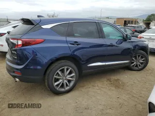 2021 Acura RDX Technology with VIN 5J8TC2H55ML020895, listed as a Copart auction lot 54103945 with 46,900 mi miles and Salvage title. Bid and sale history available at DreamBid. Image 3.