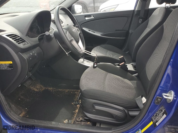 2014 Hyundai Accent GS with VIN KMHCT5AE5EU183029, listed as a Copart auction lot 50048305 with 142,692 mi miles and Salvage Title. Bid and sale history available at carsss.com. Image 7.