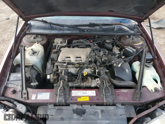1997 Chevrolet Monte Carlo LS z VIN 2G1WW12M3V9103143, wystawiony jako Copart lot #41851645 z przebiegiem 101 836 mil mil oraz Szkoda całkowita • Salvage title. Historia ofert i sprzedaży dostępna na DreamBid. Obrazek 11.
