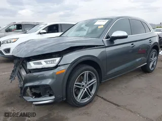 2018 Audi SQ5 Premium Plus with VIN WA1A4AFYXJ2238885, listed as a IAAI auction lot 42024865 with 72,802 mi miles. Bid and sale history available at carsss.com. Image 2.