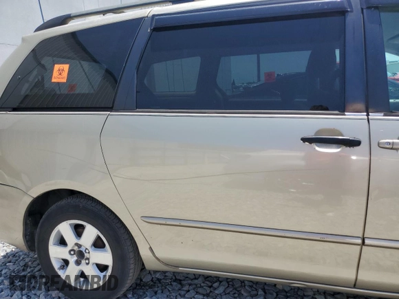 2005 Toyota Sienna CE с VIN 5TDZA23C25S226700, выставлен на аукционе Copart как лот 57283795 с пробегом 225 570 миль миль и Списание • Salvage title. История ставок и продаж доступна на DreamBid. Изображение 11.