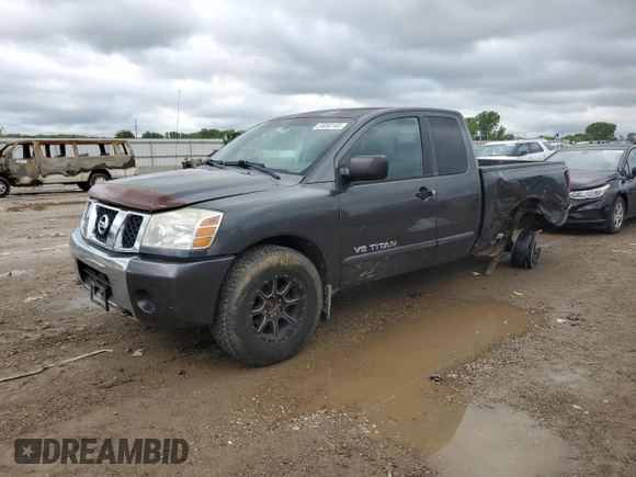 2006 Nissan Titan SE with VIN 1N6BA06B56N549572, listed as a Copart auction lot 55050165 with 212,808 mi miles and Salvage title. Bid and sale history available at DreamBid. Image 1.
