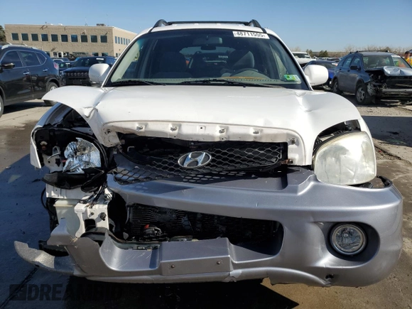 2004 Hyundai Santa Fe GLS with VIN KM8SC13DX4U840575, listed as a Copart auction lot 48711555 with 130,096 mi miles and Salvage Title. Bid and sale history available at DreamBid. Image 5.
