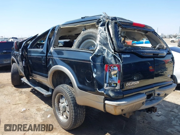 2005 Ford Excursion Eddie Bauer with VIN 1FMSU45P95ED47066, listed as a IAAI auction lot 41897867 with 171,969 mi miles and . Bid and sale history available at DreamBid. Image 3.