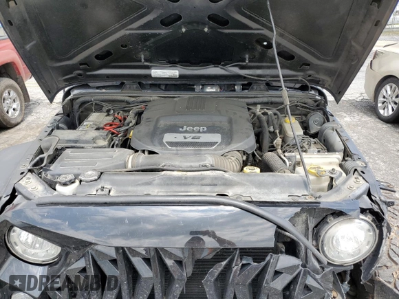 2017 Jeep Wrangler Unlimited Sport with VIN 1C4BJWDG3HL738241, listed as a Copart auction lot 60310865 with 113,526 mi miles and Salvage title. Bid and sale history available at DreamBid. Image 12.