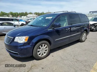2014 Chrysler Town & Country Touring with VIN 2C4RC1BG0ER422877, listed as a Copart auction lot 54392755 with 117,605 mi miles and Salvage Title. Bid and sale history available at carsss.com. Image 1.