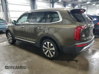 2022 Kia Telluride S with VIN 5XYP6DHCXNG285875, listed as a Copart auction lot 47602445 with 43,214 mi miles and Salvage title. Bid and sale history available at DreamBid. Image 2.