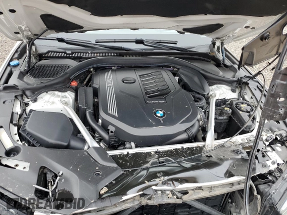 2021 BMW 5 Series 540i with VIN WBA53BJ01MWW93023, listed as a Copart auction lot 43146455 with Not Provided miles and Salvage Title. Bid and sale history available at DreamBid. Image 11.