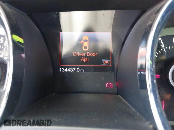 2013 Ford Mustang V6 with VIN 1ZVBP8AM4D5212653, listed as a IAAI auction lot 42090402 with 134,437 mi miles. Bid and sale history available at carsss.com. Image 15.