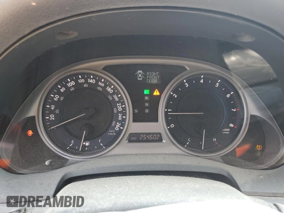 2009 Lexus IS 250 with VIN JTHBK262195103577, listed as a Copart auction lot 62985955 with 254,602 mi miles and Clean title. Bid and sale history available at DreamBid. Image 9.