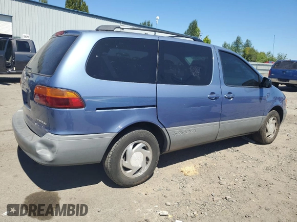 2000 Toyota Sienna LE with VIN 4T3ZF13C8YU296717, listed as a Copart auction lot 62715203 with 165,869 mi miles and Salvage Title. Bid and sale history available at carsss.com. Image 3.