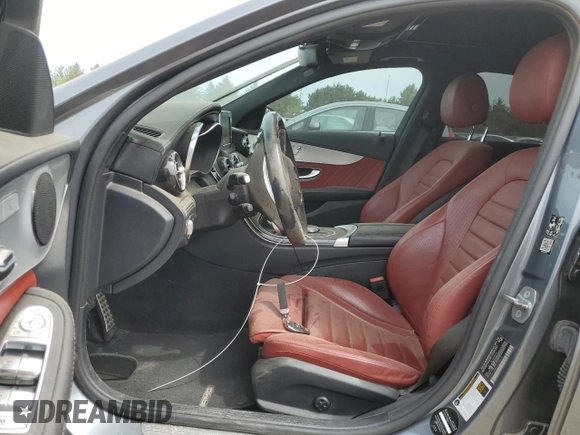 2018 Mercedes-Benz C 43 AMG z VIN 55SWF6EB6JU278330, wystawiony jako Copart lot #54713915 z przebiegiem 62 836 mil mil oraz Szkoda całkowita • Salvage title. Historia ofert i sprzedaży dostępna na DreamBid. Obrazek 7.