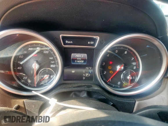 2018 Mercedes-Benz GLS 550 with VIN 4JGDF7DE6JB113256, listed as a Copart auction lot 59043595 with 114,008 mi miles and Clean title. Bid and sale history available at DreamBid. Image 9.