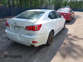2011 Lexus IS 250 with VIN JTHBF5C29B5134964, listed as a IAAI auction lot 42179849 with 207,300 mi miles and . Bid and sale history available at DreamBid. Image 4.