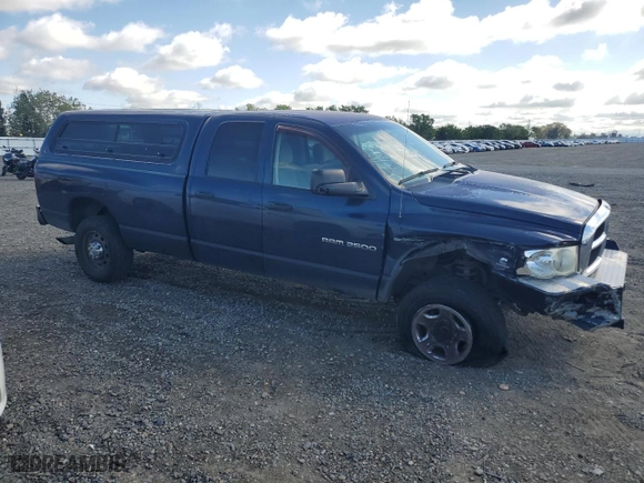 2005 Dodge Ram 2500 SLT with VIN 3D7KS28C55G750578, listed as a Copart auction lot 50696995 with 391,015 mi miles and Salvage Title. Bid and sale history available at carsss.com. Image 4.