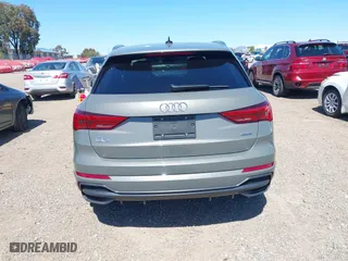 2021 Audi Q3 S line Premium with VIN WA1DECF30M1034147, listed as a IAAI auction lot 41809344 with 25,120 mi miles. Bid and sale history available at carsss.com. Image 17.