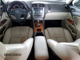 2009 Lexus IS 250 with VIN JTHBK262495090663, listed as a Copart auction lot 53739095 with 138,083 mi miles and Salvage Title. Bid and sale history available at carsss.com. Image 8.