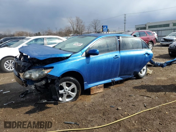2009 Toyota Corolla with VIN 1NXBU40E49Z076984, listed as a Copart auction lot 50426695 with 151,710 mi miles and Salvage Title. Bid and sale history available at carsss.com. Image 1.