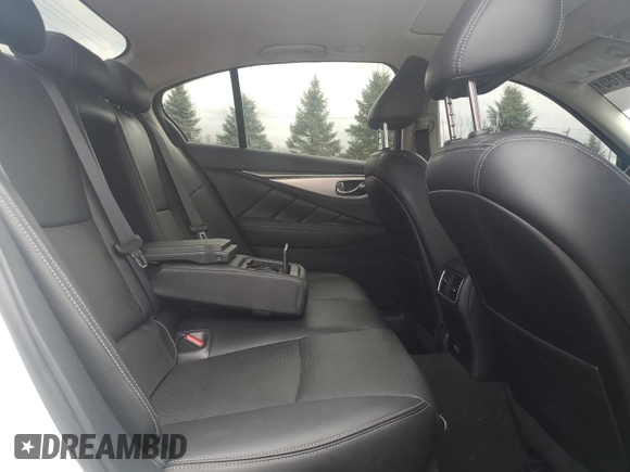 2022 Infiniti Q50 Luxe with VIN JN1EV7BR7NM340678, listed as a Copart auction lot 53838185 with 36,834 mi miles and Salvage title. Bid and sale history available at DreamBid. Image 10.