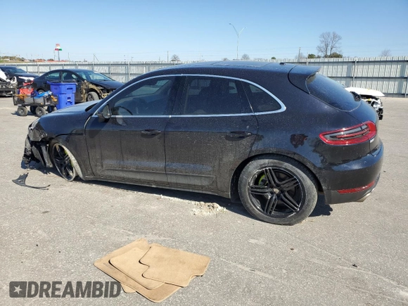 2015 Porsche Macan S with VIN WP1AB2A50FLB62561, listed as a Copart auction lot 46398925 with 90,180 mi miles and Salvage Title. Bid and sale history available at carsss.com. Image 2.