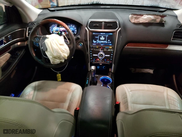 2016 Ford Explorer Platinum with VIN 1FM5K8HT6GGC70554, listed as a Copart auction lot 45110025 with 120,021 mi miles and Salvage Title. Bid and sale history available at carsss.com. Image 8.